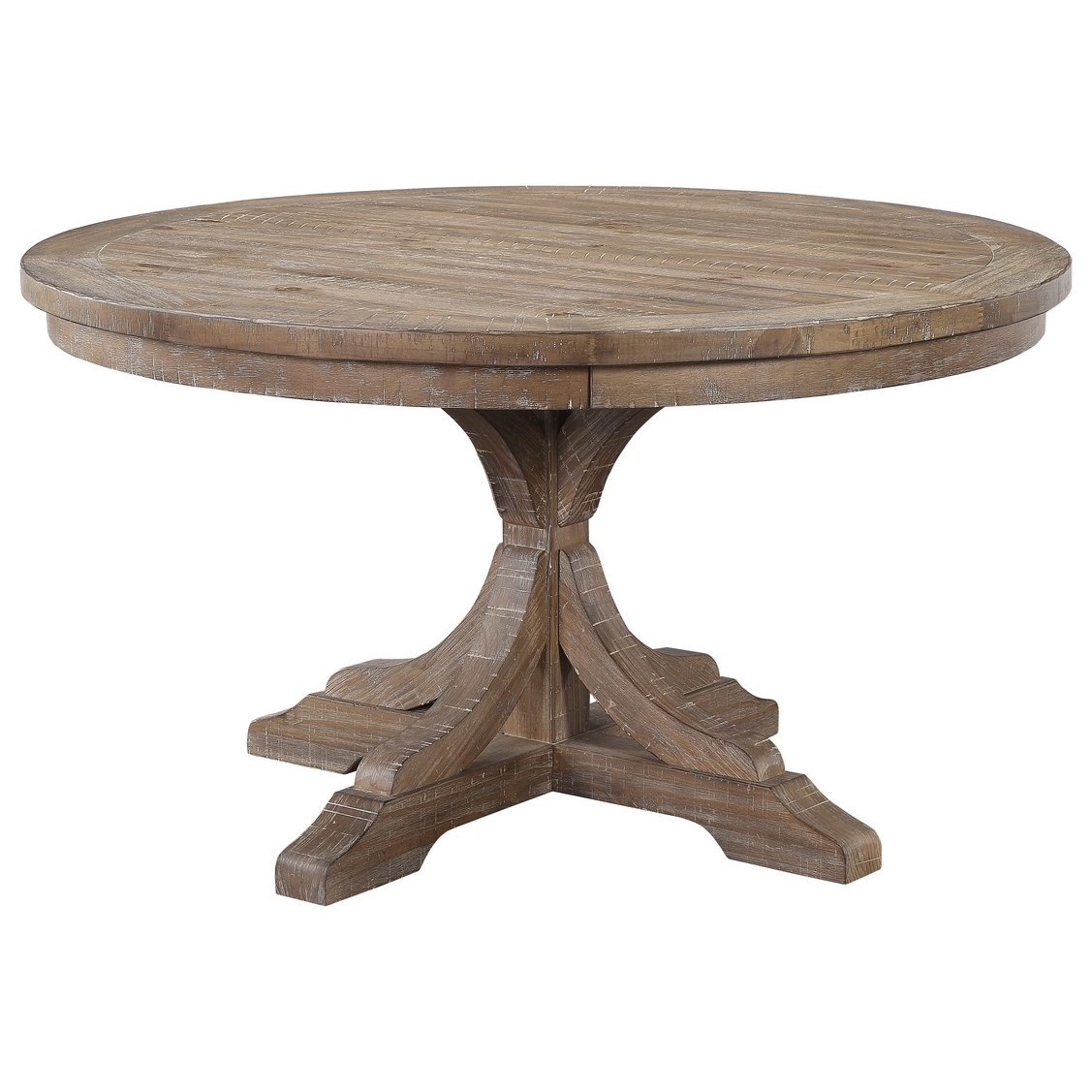 Winners Only Augusta Cottage Style Round Dining Table with Pedestal